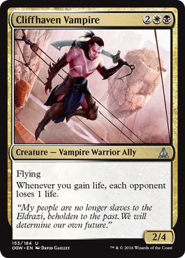 Cliffhaven Vampire - Oath of the Gatewatch Spoiler