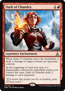 Oath of Chandra - Oath of the Gatewatch Spoiler