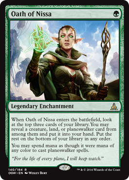 Oath of Nissa - Oath of the Gatewatch Spoiler