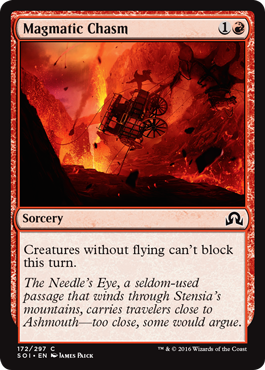 Magmatic Chasm - Shadows over Innistrad Spoiler