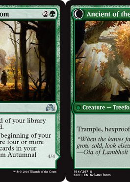 Autumnal Gloom - Ancient of the Equinox - Shadows over Innistrad Spoiler
