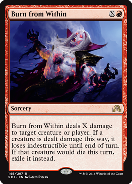 Burn from Within - Shadows over Innistrad Spoiler