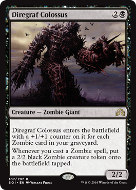 Diregraf Colossus - Shadows over Innistrad Spoiler