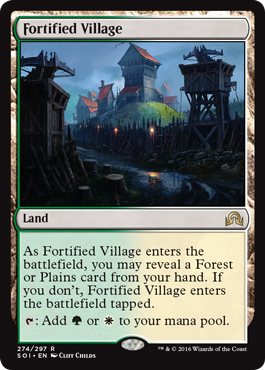 Fortified Village - Shadows over Innistrad Spoiler