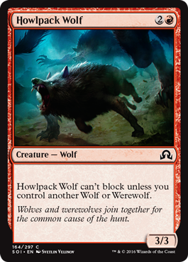 Howlpack Wolf - Shadows over Innistrad Spoiler