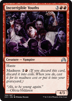 Incorrigible Youth - Shadows over Innistrad Spoiler