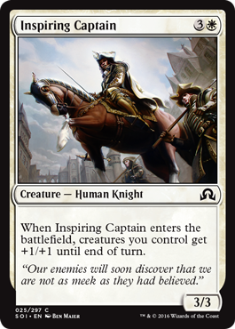 Inspiring Captain - Shadows over Innistrad Spoiler