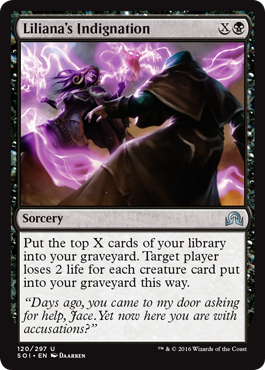 Liliana's Indignation - Shadows over Innistrad Spoiler