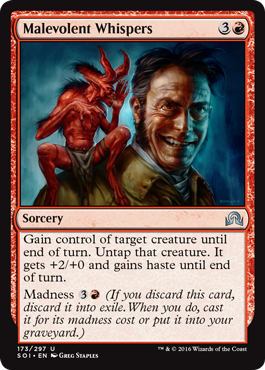 Malevolent Whispers - Shadows over Innistrad Spoiler