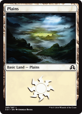 Plains 1 - Shadows over Innistrad Spoiler