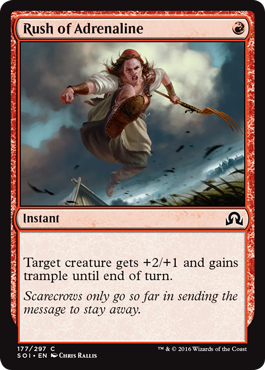 Rush of Adrenaline - Shadows over Innistrad Spoiler