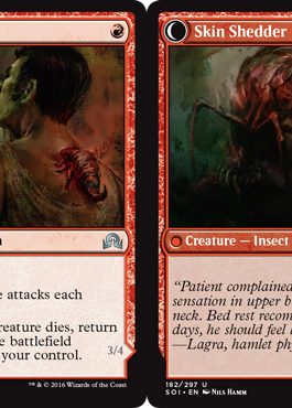 Skin Invasion - Skin Shedder - Shadows over Innistrad Spoiler