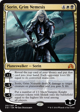 Sorin, Grim Nemesis - Shadows over Innistrad Spoiler