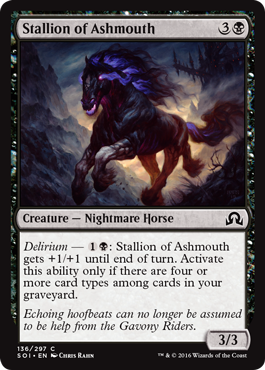 Stallion of Ashmouth - Shadows over Innistrad Spoiler