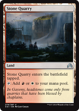 Stone Quarry - Shadows over Innistrad Spoiler