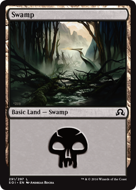 Swamp 3 - Shadows over Innistrad Spoiler
