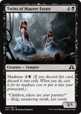 Twins of Maurer Estate - Shadows over Innistrad Spoiler