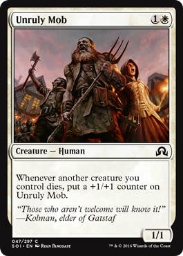 Unruly Mob - Shadows over Innistrad Spoiler