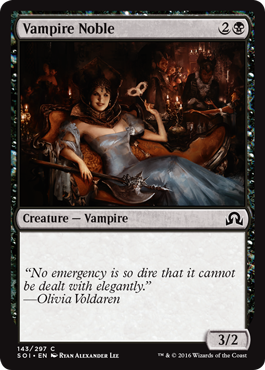 Vampire Noble - Shadows over Innistrad Spoiler