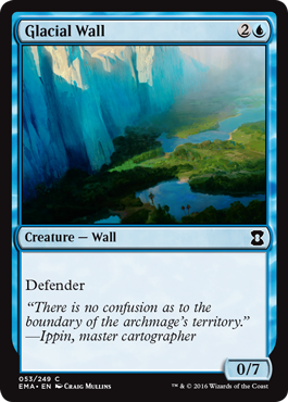Glacial Wall - Eternal Masters Spoiler