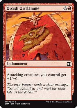 Orcish Oriflamme - Eternal Masters Spoiler