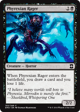 Phyrexian Rager - Eternal Masters Spoiler