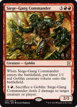 Siege-Gang Commander - Eternal Masters Spoiler