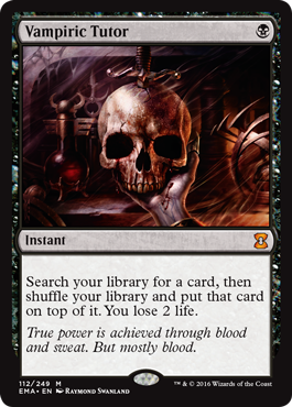 Vampiric Tutor - Eternal Masters Spoiler