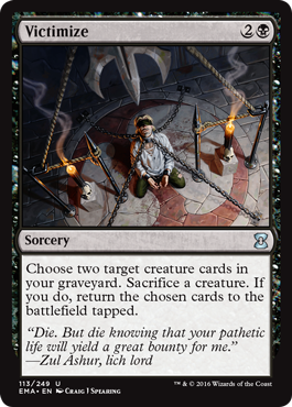 Victimize - Eternal Masters Spoiler