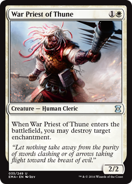 War Priest of Thune - Eternal Masters Spoiler