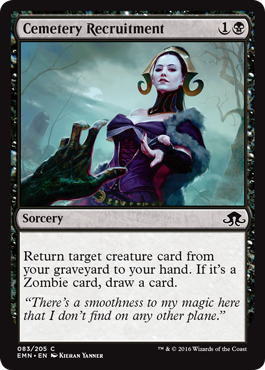 Cemetery Recruitment - Eldritch Moon Spoiler