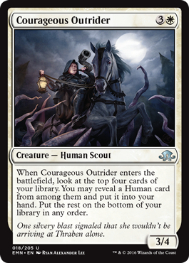 Courageous Outrider - Eldritch Moon Spoiler