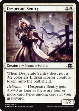 Desperate Sentry - Eldritch Moon Spoiler