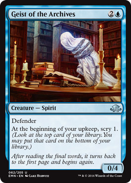 Geist of the Archives - Eldritch Moon Spoiler