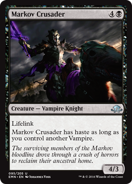 Markov Crusader - Eldritch Moon Spoiler