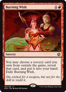 Burning Wish - Conspiracy Take the Crown Spoiler