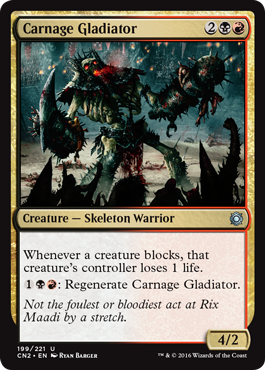 Carnage Gladiator - Conspiracy Take the Crown Spoiler