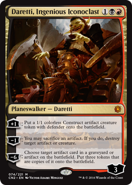 Daretti, Ingenious Iconoclast - Conspiracy Take the Crown Spoiler