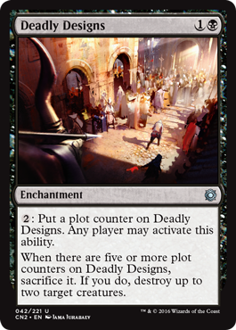 Deadly Designs - Conspiracy Take the Crown Spoiler