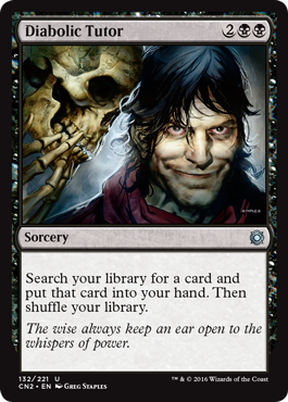 Diabolic Tutor - Conspiracy Take the Crown Spoiler