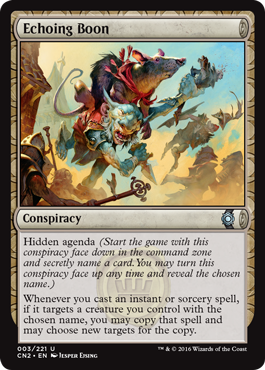 Echoing Boon - Conspiracy Take the Crown Spoiler