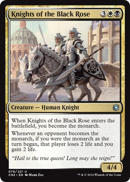 Knights of the Black Rose - Conspiracy Take the Crown Spoiler