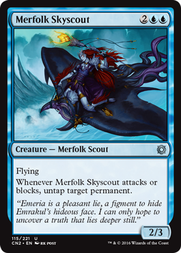 Merfolk Skyscout - Conspiracy Take the Crown Spoiler