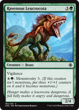 Ravenous Leucrocota - Conspiracy Take the Crown Spoiler