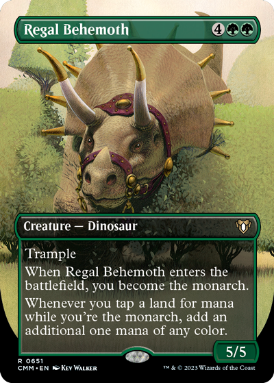 Regal-Behemoth-(Variant)---Commander-Masters-Spoiler