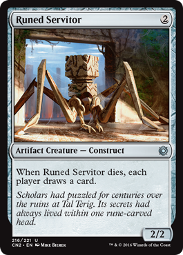 Runed Servitor - Conspiracy Take the Crown Spoiler