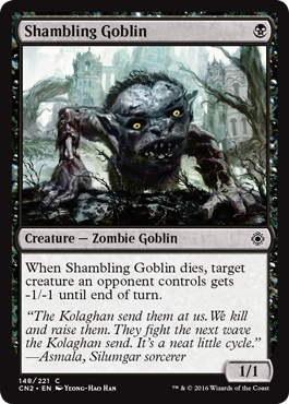 Shambling Goblin - Conspiracy Take the Crown Spoiler