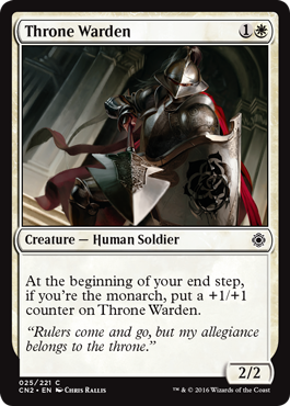 Throne Warden - Conspiracy Take the Crown Spoiler