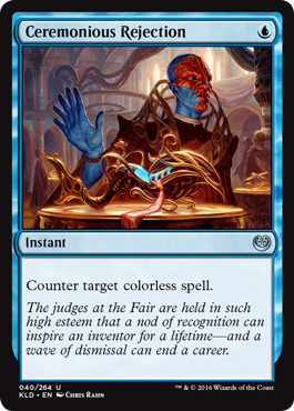 Ceremonious Rejection - Kaladesh Spoiler