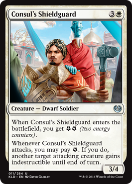 Consul’s Shieldguard - Kaladesh Spoiler